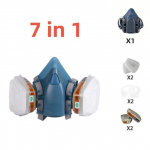 Uus 7502 respiraatormask Kaitsemask T&ouml;&ouml;stusv&auml;rvimine Pihustamine Tolm Gaasimask koos 501 5N11 6001CN Keemilise poolmaskiga