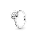 Pandora &Uuml;mmarguse Kivist Kiirgav Halo Luksuslik Niche Disain Magus Stiil S&otilde;rmus Naiste s&otilde;rmus 196250CZ Box,50