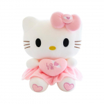 (55 cm / 21,7 tolli)Hello Kitty Roosa Armastus Pehmo Suur Kangast M&auml;nguasi Nukk Laste S&uuml;nnip&auml;ev Kingitused