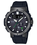 Casio Meeste roostevabast terasest 200M veekindel digitaalne &auml;ratuskell kvartsmehhanismiga PRW-70Y-1 must