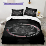 AFC Ajax Mustriga Voodipesu Tekikott Komplekt Tekikott Padjap&uuml;&uuml;r Kodu Dekoratsioon S&uuml;nnip&auml;evakingitus (1 * tekikott + 2 * padjap&uuml;&uuml;ri, ilma s&uuml;damikuta) 135x200cm