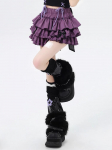 Jaapani Kawaii Plisseeritud JK L&uuml;hikesed Seelikud Harajuku Y2k Lolita Stiilis Miniseelik Naised Korea K&otilde;rge V&ouml;&ouml;kohaga Paelad Volangid Tordiseelikud S lilla