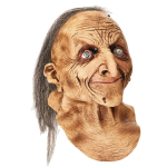 Populaarne Halloweeni &Otilde;udusn&otilde;ia Mask Hirmutav Lateksist Peakate Ballisaali, Baari ja Peo Esitusteks Witch mask beige