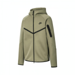 Nike Sportswear Tech Fleece Windrunner t&auml;is-lukuga kapuutsiga pusero Neutral Olive HV0950-277 S
