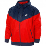 Nike Sportswear Windrunner V&auml;rviline Treeninguga Kapuutsiga Jakk Meeste &Uuml;ler&otilde;ivad Punane DA0002-657 M