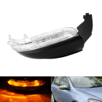 Vasakpoolne tiivapealne peegli LED-suunatuli N/S VW Golf MK6 Touranile Left black