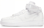 Nike Air Force 1 '07 Mid 'Triple White' Naiste DD9625-100 36