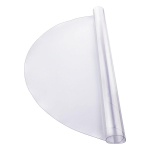 PVC Lauakaitse 42 tolli &Uuml;mar L&auml;bipaistev Plastikust Lauakaitse 2,0 mm Paks