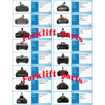 Toyota forklift parts 6FD10-30/6FB15 brake master cylinder 47210-23600-71 high quality gray