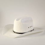 Must &otilde;lest kauboim&uuml;ts p&auml;rlitega rihmaga, unisex laia servaga p&auml;ikesem&uuml;ts, suvine rannakauboim&uuml;ts/peom&uuml;ts. S56-58cm white