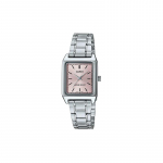 Casio STANDARD Seeria STANDARD Seeria Retro Veekindel Kvartsmehhanism Roostevabast Terasest Rihm Jaapani ja Korea Naiste's Kell Roosa LTP-V007D-4E roosa