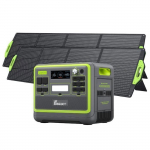 Kaasaskantav elektrigeneraator - FOSSIBOT - F2400 - 2048Wh - 2400W - 2 x 200W p&auml;ikesepaneeli roheline