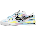 Nike Court Legacy Low top Skateboard Shoes Unisex Pink Blue DH3162-100(Team1103-) 36 white