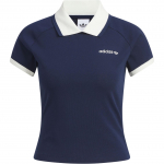 Adidas Originals Ss25 L&uuml;hikeste varrukatega logo kirjadega spordipolo s&auml;rk naistele Topid KF9610 S
