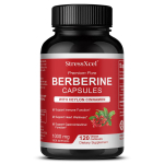 Orgaaniline berberiini ekstrakti toidulisand, orgaanilise Tseiloni kaneeliga, 120 kapslit pudelis 120 Capsules black