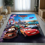 Multikate Autod Blits McQueen Elutoa libisemiskindel ala vaip Pehme vaip magamistoa, laste m&auml;ngutoa, diivani jaoks, Kodu kaunistus Uksematt Kingitus 80x120cm