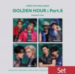 [Eeltellimus] [KOMPLEKT] ATEEZ 14. minialbum GOLDEN HOUR : Osa 5 DIGIPACK UNIT Versioon 4 tk Komplekt 1 Random