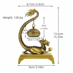 Draak Viirukihoidja &Otilde;nnelik Feng Shui Hiina Draakon Retro Viirukip&otilde;leti Kodu Kaunistus K&auml;sit&ouml;&ouml; Aroomiteraapia Ornament