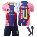YSHT Messi M&auml;lestuslaste Jalgpallis&auml;rk Mitmev&auml;rviline Spordivarustus 110-120 CM mitmev&auml;rviline