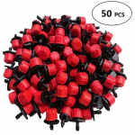 50-800 tk Reguleeritavad niisutusdripperid Sprinklerid 1/4'' Emitter Dripper Mikro-tilkniisutus Sprinklerid Kastmiss&uuml;steemi jaoks