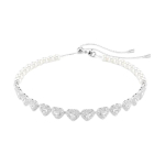 Swarovski Ariana Grande Ariana Grande Kapslikollektsioon Sisestusdisainiga Roodiumiga kaetud Kaelakee Naiste Valge 5720861 valge
