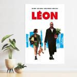 Leon The Professional Filmikleebis Seinakatted Esteetiline Toakujundus Klassikaline Filmiseinakangas Magamistuppa &Uuml;hiselamusse Elutuppa 150X200CM
