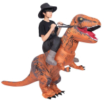 Tyrannosaurus Rex T&auml;ispuhutav Ratsutamis&uuml;likond 135-190cm Rider helepruun v&auml;rv