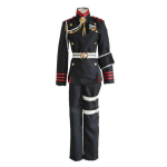 Mitmek&uuml;lgne unisex Guren Ichinose kost&uuml;&uuml;m t&auml;iskomplekt Halloweeni ja peo jaoks Black Costume Set(No Wig),M black