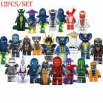 12 tk/komplekt Ninjago minikuju Kai Jay ehitusklotsid Laste m&auml;nguasjad KINGITUS