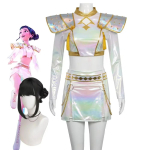 Fantasia Rumi Zoey Mira Cosplay T&uuml;drukud Laulavad Valged &Uuml;likonnad Multikas Disfraz Kost&uuml;&uuml;m 6&ndash;14 Aastat Halloweeni R&otilde;ivad S gray