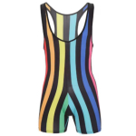 Meeste Kompressiooniga Maadlus Singlet V&otilde;imlemise Trikoo T&otilde;stmis&uuml;likond Ujumisriided Sportlik Aluskiht 2XL black