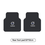 2/4 tk Autop&otilde;randamatid Eesmised Tagumised Vaibad Libisemisvastane Kaitsepadi Volvo Xc60 Xc90 V40 V60 S60 V50 V90 S80 C40 XC40 V70 XC70 C30 VO2 black