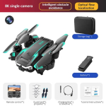2026 Uus S6 Professionaalne Kokkupandav Neljarootoriline &Otilde;hudroon 8K HD Kaamera GPS RC Helikopter FPV WIFI Takistuste V&auml;ltimine M&auml;nguasi Kingitus Single camera-1 B roheline
