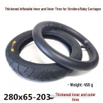 Vankrirataste komplekt: 300/270x47, 280x65, 255x60 Sise- ja V&auml;limine, 255x55 Sise 280x65-203 Straight Valve Inner and Outer Tire gray