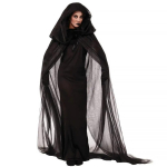 Cosplay n&otilde;id Naised Hirmutav zombi Vampiir Halloween Karnevali kost&uuml;&uuml;m &Otilde;udne kummitus Keskaegne kapuutsiga keep Surnute p&auml;ev M black