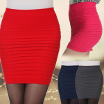 Naiste seksikas plisseeritud veniv &otilde;mblusteta Bodycon miniseelikuga l&uuml;hike pliiatskleit tumehall v&auml;rv
