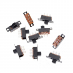 10 tk 2 asendiga DPDT 2P2T paneelikinnitusega vertikaalne liugl&uuml;liti 6 kontaktiga 0,5 A 50 V DC Uus HomeTop Fashion