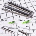 Moodne automaatne pliiatsihoidja 0,5/0,7 mm koolitarvete kontoritarbed 0.5mm