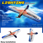 Tantsivad tiivad Hobby E1101 valgustus 1060 mm tiibade siruulatus EPP lennutiib RC lennuki treeningkomplekt type1