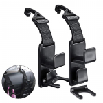 Rahakoti riidepuu peatoe konksuhoidja autoistme organisaatori konksud auto jaoks Universal must