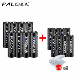 PALO 8 tk 1,2 V AA 3000 mAh laetavad akud + 8 tk Ni-MH AAA aku 1100 mAh laetavad akud 8Pcs 3000 + 8pcs 1100 must