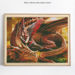 Teemantmaaling joonisfilm Draakoni ristpistes komplektid Teemanttikandite m&uuml;&uuml;k Rhinestones pildid 20X30