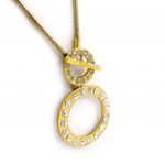 Les Tr&eacute;sors De Lily [C7684] - Collier Cr&eacute;ateur 'Queen' Dor&eacute; kuld
