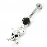Les Tr&eacute;sors De Lily [F8826] &ndash; must &ldquo;Skull&rdquo; keha augustamine must