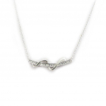 Les Tr&eacute;sors De Lily [L7417] - Collier Argent 'Sissi' blanc valge