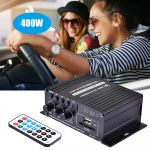 400W DC12V BT v&otilde;imendi HiFi autostereo muusika vastuv&otilde;tja FM MP3 v&otilde;imsusv&otilde;imendi AK370 with remote control