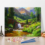 Kunst DIY maalimine numbrite j&auml;rgi Digitaalne &otilde;limaal Teemantmaal Kodukaunistus &Otilde;limaal Numbrite maalimine Hobid 40x50cm no frame