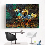 Teemantmaal T&auml;isruudukujulised kivid Pilt Tikand Teemantmosaiik Ristpistes Dekoratsioon Kodu kingitus Full Round 20X30CM