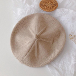 Mood Baby M&uuml;ts &Uuml;hev&auml;rviline T&uuml;drukud Soe barett Vintage Kootud Barett M&uuml;ts Lapsed S&uuml;gis Talv Lapsed Kunstnik Maalija M&uuml;ts Kapott beež