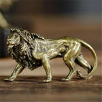 3D mini l&otilde;vi valamine loom kujuke Retro stiilis metallist skulptuur kodukontori ruumi t&ouml;&ouml;laua kaunistus Koguge kaunistusi kingitus 1PCS